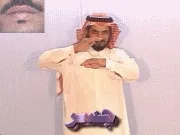 توضيح إشارة "جسر" - Sign demonstration for "bridge"
