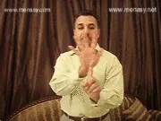 توضيح إشارة "تأثير" - Sign demonstration for "influence"