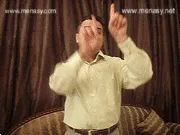 توضيح إشارة "جاري / يجاري" - Sign demonstration for "to keep up with"