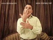 توضيح إشارة "دخان" - Sign demonstration for "smoke"