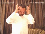 توضيح إشارة "وابل" - Sign demonstration for "downpour"