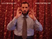 توضيح إشارة "لائق" - Sign demonstration for "fit"